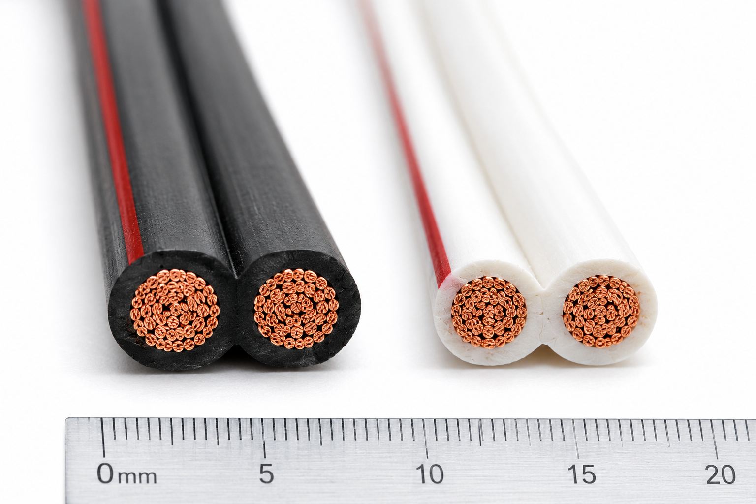 Plochý kabel 2x0,5mm technické parametry a teplotní odolnost
